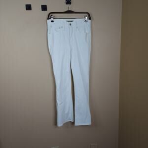 Madewell Kick Out Crop Jeans in Pure White Size 25